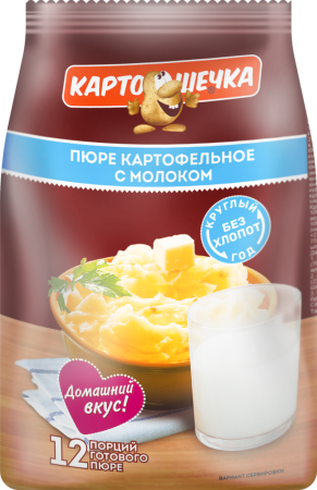 Картофельное пюре Б/п Картошечка с молоком